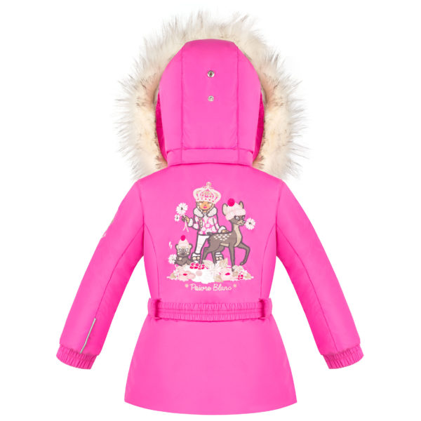 Детская куртка для девочек W20-1003-BBGL/A (искусственный мех) - фото 2