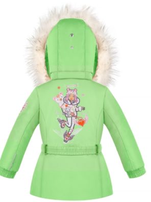Детская куртка для девочки 295577 paradise green (иск. мех) - фото 6