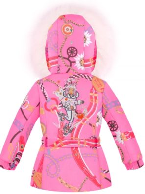 Детская куртка для девочки 295579 jewelry glory pink (иск. мех) - фото 12