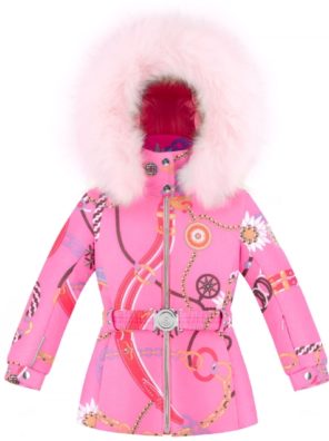 Детская куртка для девочки 295579 jewelry glory pink (иск. мех) - фото 17