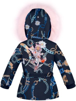 Детская куртка для девочки 295579 jewelry gothic blue (иск. мех) - фото 2