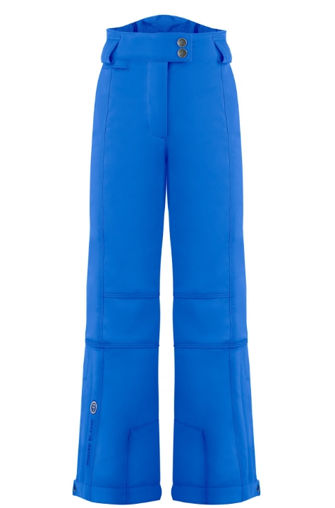 Детские брюки стрейч для девочки синие - фото 1